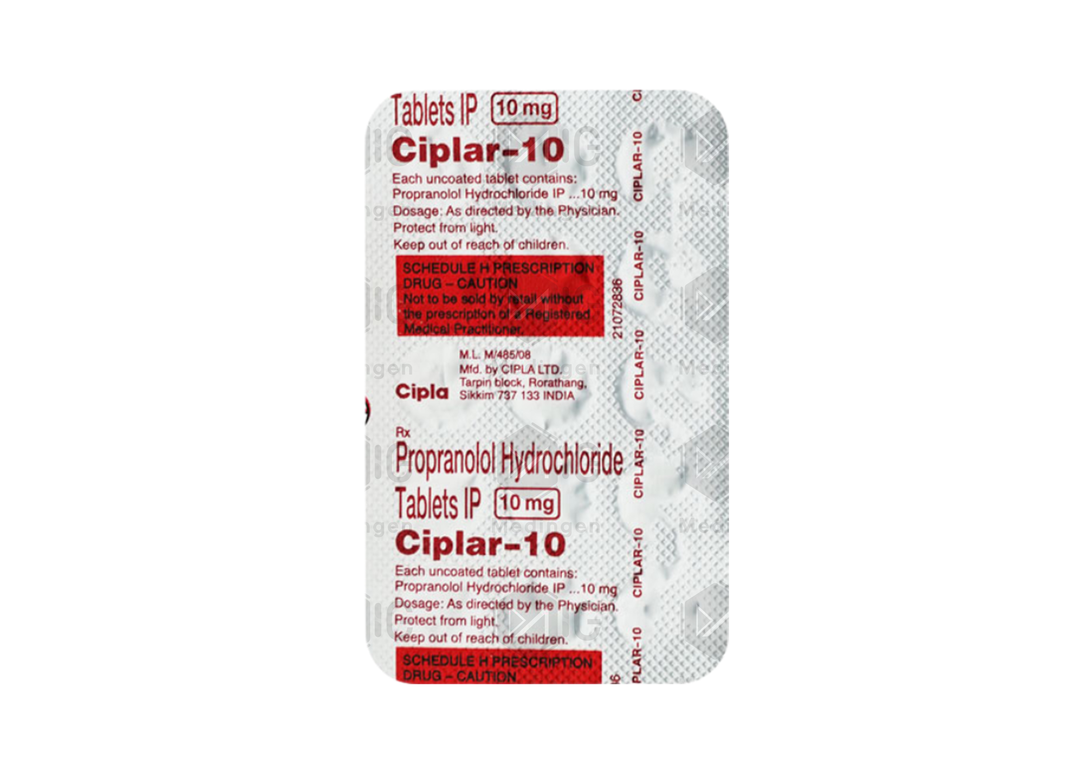 CIPLAR 10MG